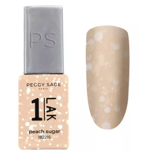 Peggy Sage One-LAK lakier hybrydowy 3w1, Peach Sugar, 5ml