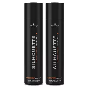 Schwarzkopf Silhouette, bardzo mocno utrwalający lakier do włosów, dwupak, 2x300ml