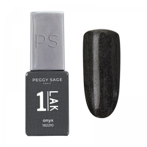 Peggy Sage One-LAK lakier hybrydowy 3w1, onyx, 5ml