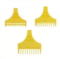 Wahl, zestaw 3 nasadek plastikowych żółtych do trymera Wahl Detailer, 1.5mm, 3mm, 4.5mm