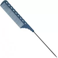 Y.S. Park, grzebień z metalowym szpikulcem, model 116, niebieski