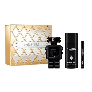 Paco Rabanne Phantom zestaw dla mężczyzn: woda perfumowana 100ml + dezodorant 150ml + mini spray 10ml