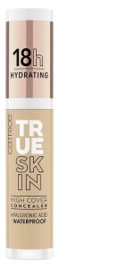 Catrice True Skin High Cover, nawilżający korektor mocno kryjący, Warm Olive 039, 4,5ml