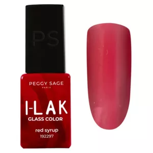Peggy Sage I-LAK Glass Color, lakier hybrydowy, Red Syrup, 5ml