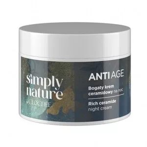 Clochee Simply Nature, bogaty krem ceramidowy na noc, 50ml