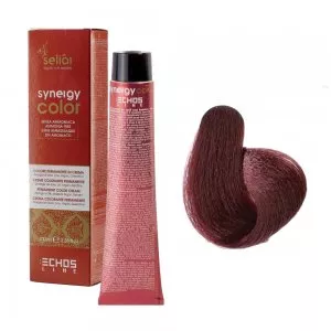 Echosline Seliar Synergy Color, farba do włosów bez amoniaku, 5.5 Light Chestnut Mahogany, 100ml