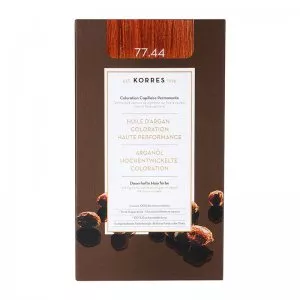Korres Argan Oil, trwała farba do włosów, 77.44, 50ml