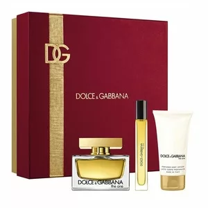 Dolce & Gabbana The One Woman zestaw woda perfumowana spray 75ml + balsam do ciała 50ml + woda perfumowana spray 10ml (W)