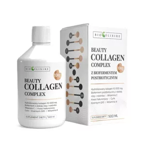 Bioelixire BeautyCollagen Complex, kolagen z biofermentem postbiotycznym, 500ml