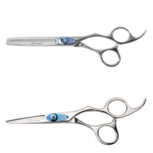 Olivia Garden Xtreme, zestaw fryzjerski, nożyczki 5.75" + degażówki 6.35"