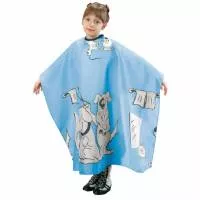 Fox Basic Line, peleryna fryzjerska dla dzieci, antystatyczna, niebieska