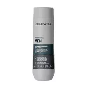 Goldwell Dualsenses for Men odświeżający szampon do włosów, brody i ciała z guaraną i mentolem, 100ml