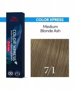 Wella Color Xpress, wegańska farba do włosów, 7/1, 60ml
