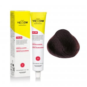 Yellow Professional Color Permanent, farba do włosów, 6.53, 100ml
