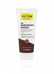 Yellow Professional Color Care, pigment maska wzmacniająca kolor, .35 ciepły brąz, 250ml