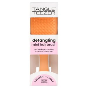 Tangle Teezer Mini ultimate detangler, mini szczotka do rozczesywania, ice blue&sweet orange