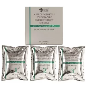 Green Pharm Cosmetic Carboxytherapy Intensive zestaw kosmetyczny do pielęgnacji skóry do twarzy i obszaru dekoltu 150ml