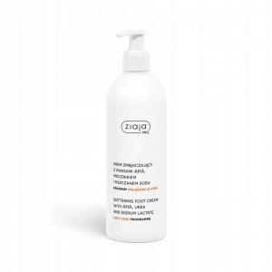 Ziaja Pro Program pielęgnacja stóp, krem zmiękczający z kwasami AHA, mocznikiem i mleczanem sodu, 400ml