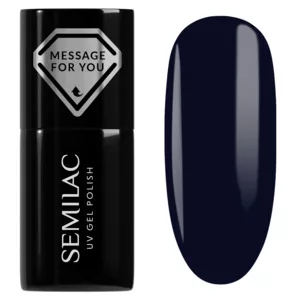 Semilac, lakier hybrydowy, 741 Navy Eclipse, 7ml