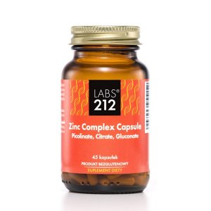 LABS212 Zinc Complex Capsule suplement diety 45 kapsułek