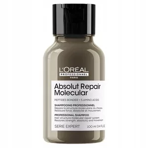 Loreal Absolut Repair Molecular, szampon wzmacniający do włosów zniszczonych, 100ml travel size