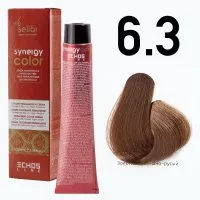 Echosline Seliar Synergy Color, farba do włosów bez amoniaku, 6.3 Dark Blonde Golden, 100ml