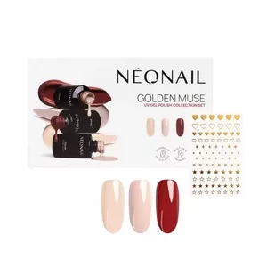 Neonail Golden Muse Collection, zestaw lakierów hybrydowych