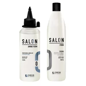 CeCe Form, zestaw do trwałej ondulacji dla włosów odpornych, utrwalacz 1000ml + płyn 0 150ml
