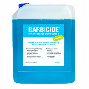 Barbicide, spray do dezynfekcji wszystkich powierzchni (bez zapachu), 5000ml