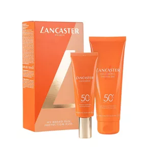 Lancaster Sun Care zestaw łagodzący balsam do ciała SPF50 125ml + kojąca emulsja do twarzy SPF50 50ml