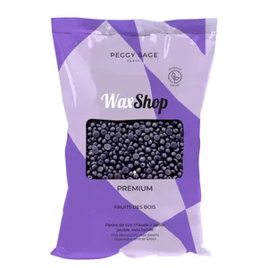 Peggy Sage, perełki wosku do depilacji na gorąco dla skóry wrażliwej, czerwone owoce, 800g
