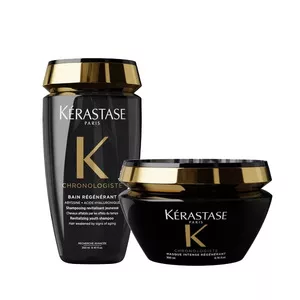 Kerastase Chronologiste, zestaw rewitalizujący: szampon + maska, 200ml + 250ml