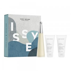Issey Miyake L'Eau d'Issey Pour Femme zestaw woda toaletowa spray 50ml + balsam do ciała 50ml + krem pod prysznic 50ml (W)