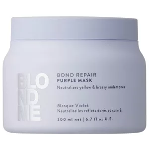 Schwarzkopf BlondMe Bond Repair maska fioletowa neutralizująca kolor włosów blond, 200ml