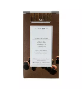 Korres Argan Oil, trwała farba do włosów, 6.0, 50ml