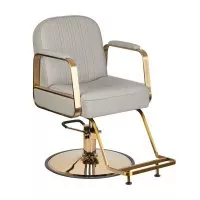 Gabbiano fotel fryzjerski Acri złoto - beżowy (odcień zieleni) - dostępny w 48h