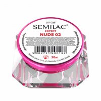 Semilac UV Gel Expert Nude 02, żel do paznokci, 50ml