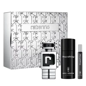 Paco Rabanne Phantom zestaw woda toaletowa spray 100ml + dezodorant spray 150ml + woda toaletowa 10ml (M)