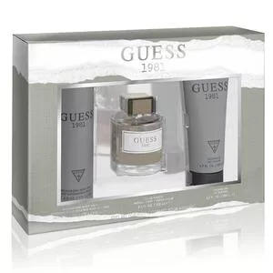 Guess Guess 1981 for Men zestaw woda toaletowa spray 100ml + żel pod prysznic 200ml + dezodorant spray 226ml (M)