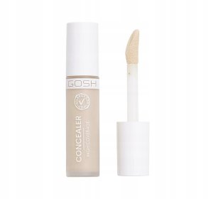 Gosh Concealer High Coverage, mocno kryjący korektor z aplikatorem, 5,5ml, 002 Ivory