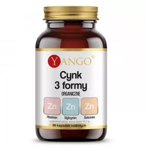 Yango Cynk 3 formy suplement diety 90 kapsułek