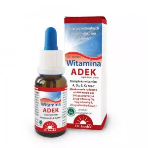 Dr Jacobs Witamina ADEK suplement diety w kroplach 20ml