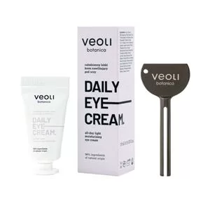 Veoli Botanica Daily Eye Cream, całodzienny lekki krem pod oczy, 15ml