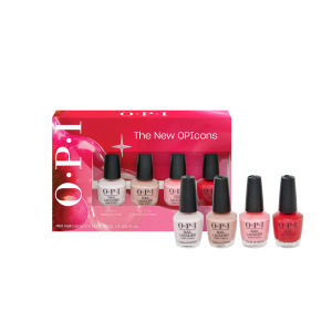 OPI Nail Lacquer OPIcons, zestaw mini klasycznych lakierów do paznokci, 4x3.75ml