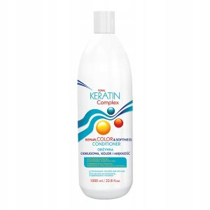 CeCe Total Keratin Complex, Repair Color&Softness, odzywka do włosów zniszczonych, farbowanych i suchych, 1000ml