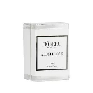 Noberu Alum Block, ałun w kostce do drobnych zacięć po goleniu, 100g