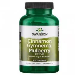 Swanson Kompleks Cynamonu, Gymnemy i Morwy 120 kaps