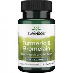 Swanson FS Turmeric & Bromelina 60kaps