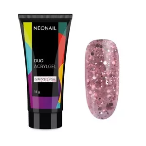 Neonail Duo Acrylgel, żel do paznokci, Celebrate Rose, 15g