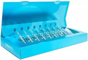 Salerm 21 Boost Botox Effect, zestaw ampułek wzmacniająca włókno włosów, 8szt.